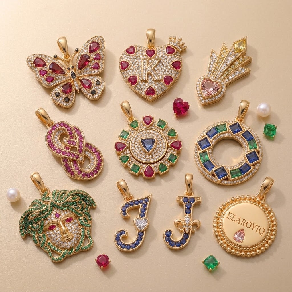 Golden Signature — Personalized Gold Initial &amp; Symbol Charms
