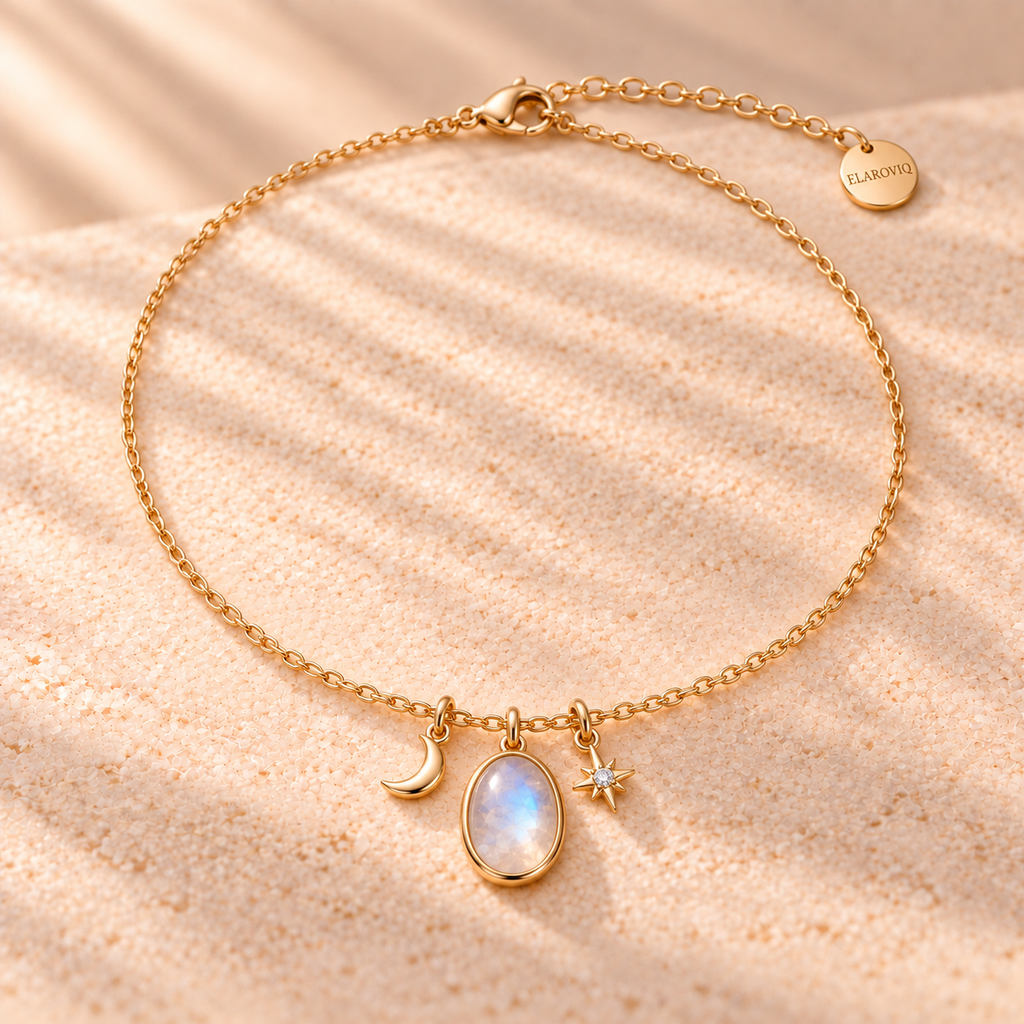 Lunar Wish — Personalized Moonstone Necklace