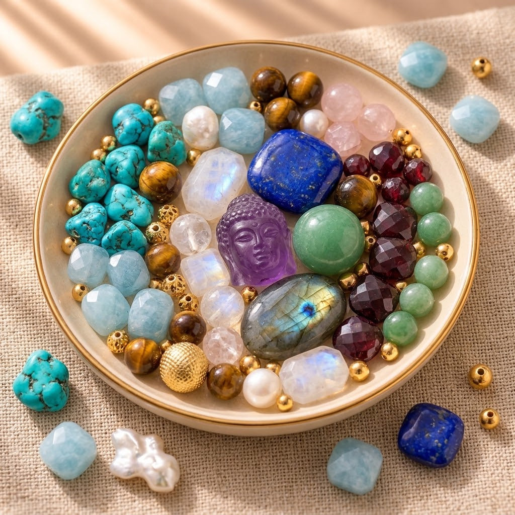 Luminous Palette — DIY Mixed Bead Pack | 120 Pieces