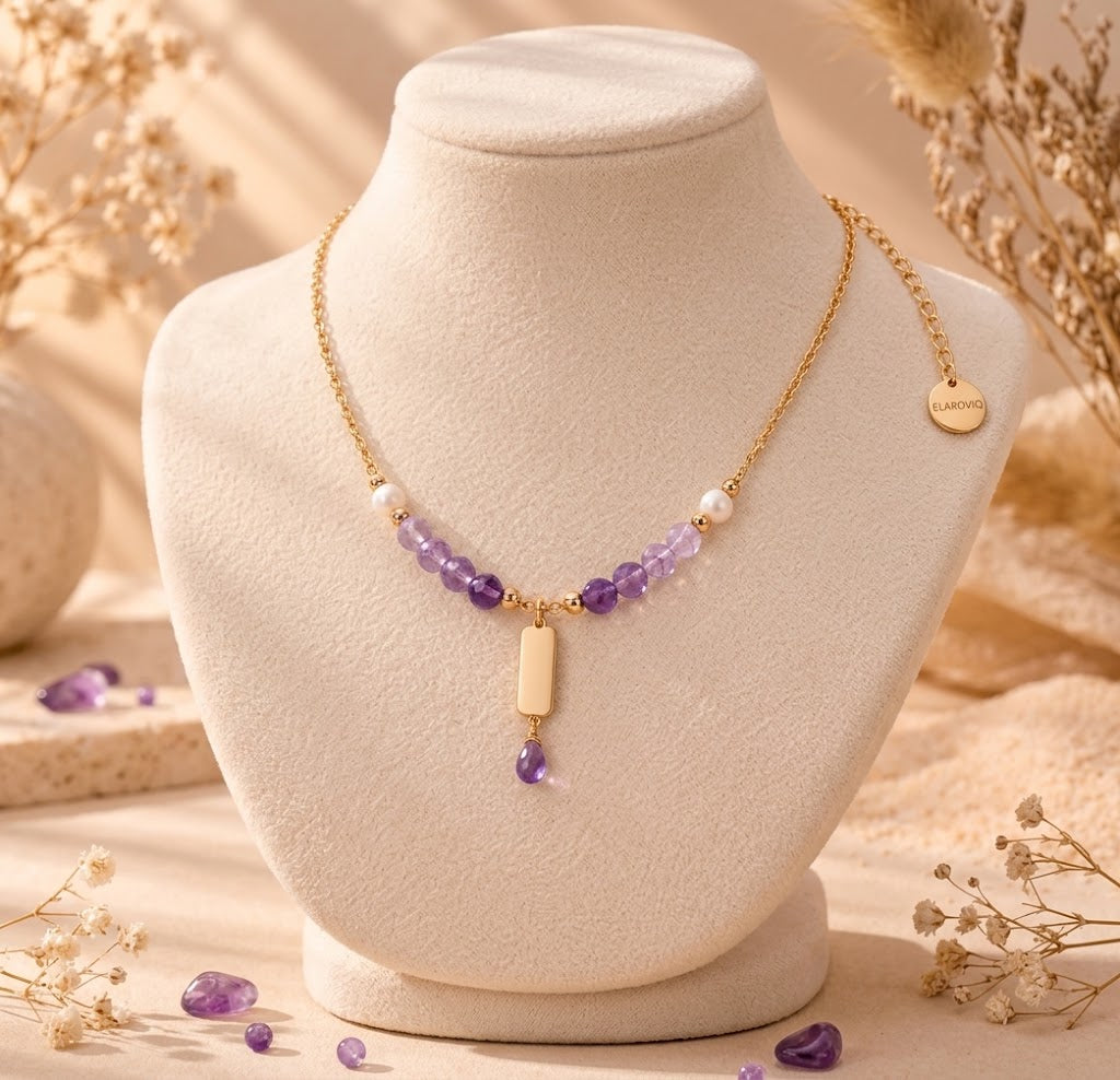 Violet Reverie — Personalized Amethyst Necklace