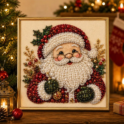 🏆100K+ Sold💥Bestselling 3D Christmas Pearl Craft Kit — Relaxing DIY Holiday Art